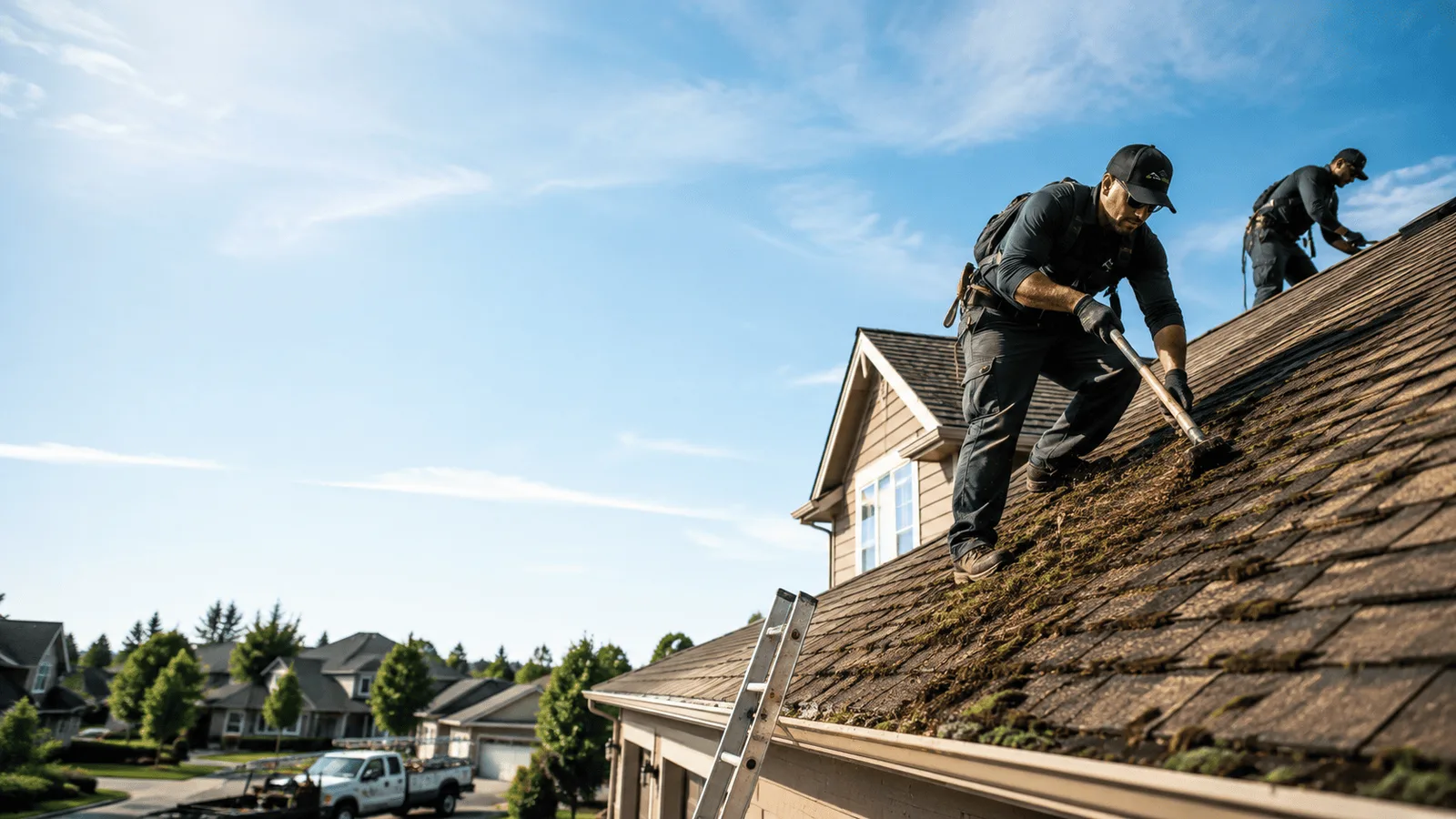 Roof Moss Removal in Springlake, TX near me